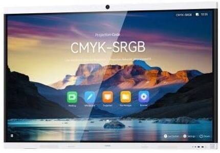 HUAWEI IdeaHub B3 Interactive Display, 75" 4K D-LED Display, Intelligent Tracking Supported, 8 Cores CPU, 8GB RAM + 64GB Flash Storage, Wi-Fi 6 Connectivity, 16ms Writing Latency, Black | IHB3-75SA