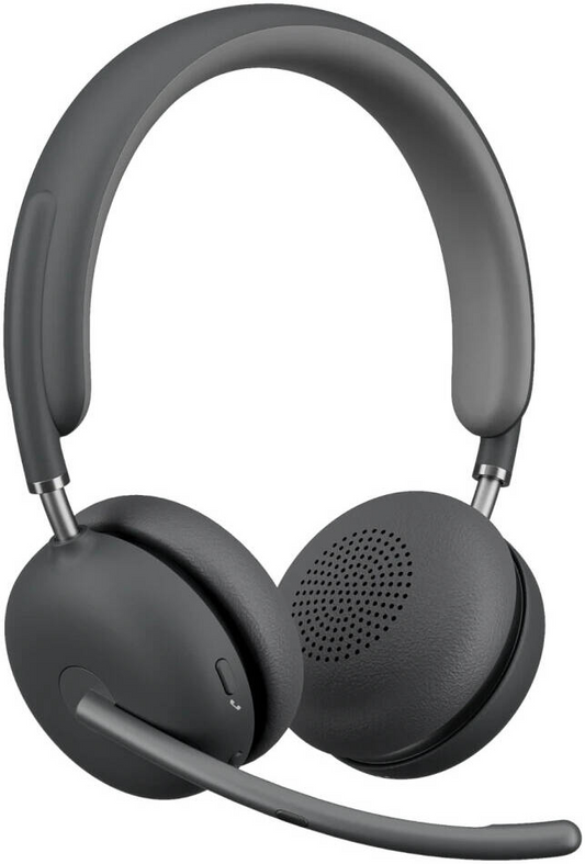 Logitech Zone Wireless 2 Headset, UC Version, Graphite, Premium Personalized Audio, AI Noise Suppression, Hybrid ANC | 981-001311