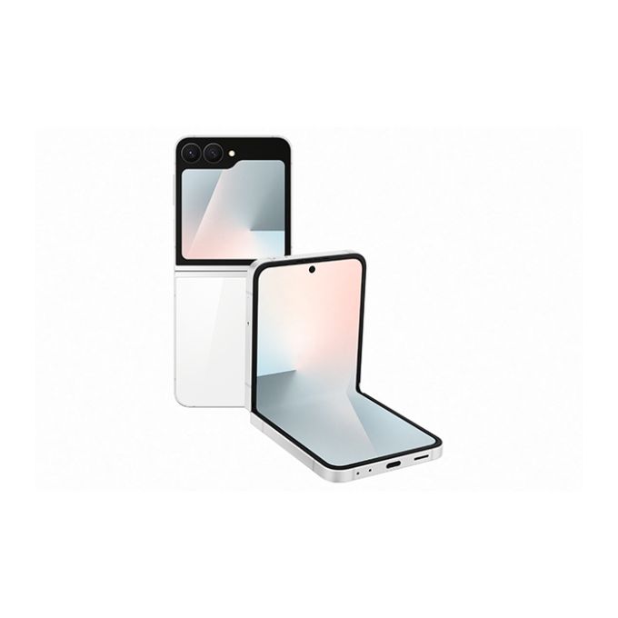 Samsung Galaxy Z Flip7 FE, Al Phone, White, 256GB Storage, 8GB Memory, Pocketable Foldable Design, 50MP Camera for Selfie, Smooth Processor, 4000mAh Battery, 1 Year Manufacturer Warranty (UAE Version)