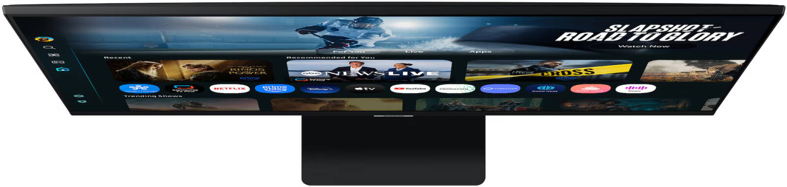 SAMSUNG M7 M70F Smart Monitor, 32" VA Display, 4K UHD Resolution, 60Hz Refresh Rate, 4ms (GtG) Response Time, Tizen Operating System, WIFI5 & BT5.2 Connectivity, Black | LS32FM702UMXUE