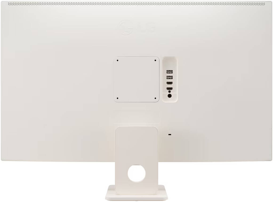 LG MyView 32SR50F-W Smart Monitor, 32" IPS Display, FHD Resolution, 60Hz Refresh Rate, 8ms (typ) Response Time, webOS, ThinQ Home Dashboard, Wi-Fi & Bluetooth Connectivity, White | 32SR50F-W