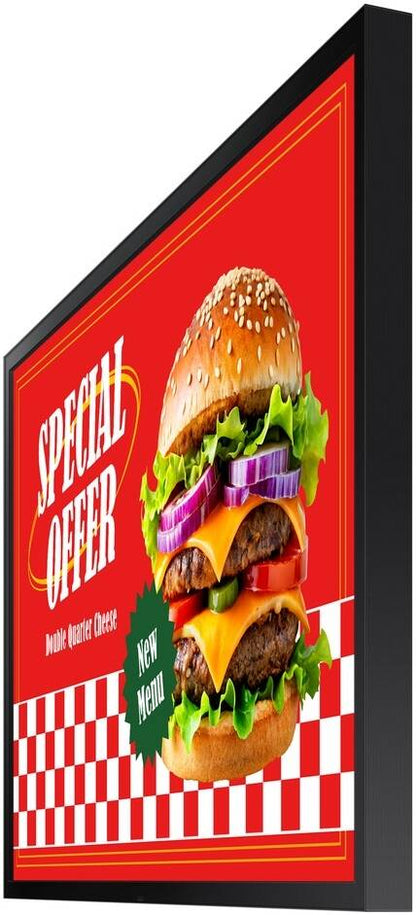 SAMSUNG OHD Series Digital Signage Display, 55" VA Display, FHD Resolution, 6ms Response Time, 24/7 Operation Time, 2nd Glass Installable Structure, Slate Black | LH55OHDSBGBXGO