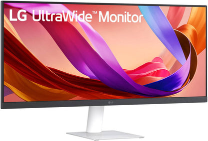 LG UltraWide Monitor, 29" IPS Display, WFHD Resolution, 100Hz Refresh Rate, 5ms (GtG) Response Time, Dynamic Action Sync, Motion Blur Reduction Tech, Super Resolution+, White | 29U531A-W.AMA