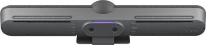 Logitech Rally Bar All In One Webcam, Video Bar for Medium Rooms, 10/100/1G Ethernet, WiFi 802.11a, 128 bit AES Security, Pan/Tilt/Zoom Camera, Graphite, UK-ME | 960-001312 / 960-001311