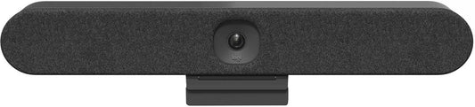 Logitech Rally Bar Huddle AIO Video Bar, 4K Resolution with 4x HD Zoom, Integrated Speakers Mic, Wi-Fi / Bluetooth, Designed for Small Spaces, HDMI / USB-C, Graphite | 960-001577 / 960-001501