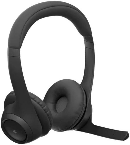 Logitech Zone 305 Business Headset, Dual Noise-Canceling Mics, Custom-Designed Algorithm, Lightweight Comfort, 20 Hours of Listening Time, 30 Meter Wireless Range, Black | 981-001451