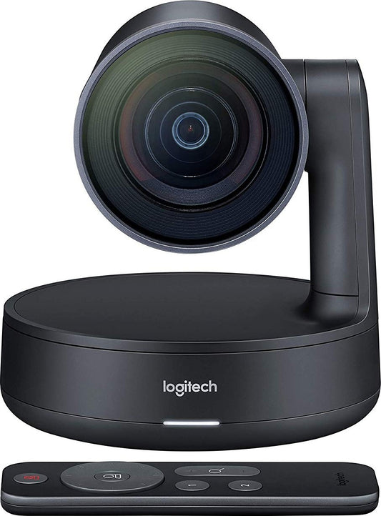 Logitech Rally Camera Ultra-HD PTZ ConferenceCam System with Automatic Camera Control for Meeting Rooms, Ultra-HD imaging 4K (1440p, 1080p), Plug-n-Play, 4K Recording-N-Streaming (Black) | 960-001227