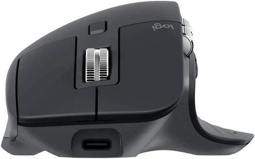 Logitech MX Master 3S for Business, Wireless Mouse with Quiet Clicks, 8K DPI, Secured Logi Bolt USB Receiver, Bluetooth, USB-C Charging, MagSpeed Scrolling, Windows/Mac/Linux - Grey | 910-006582