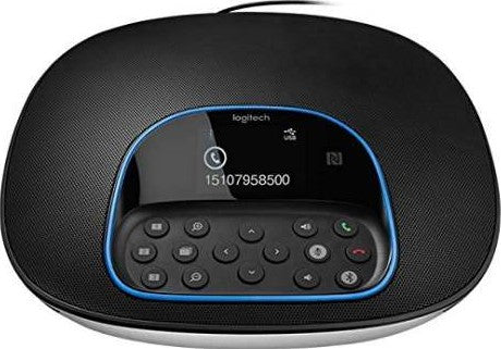 Logitech GROUP Video Conferencing System, Motorized Pan/Tilt/Zoom, 10x HD Zoom, Diagonal FOV 90°, 8.5 m IR Range, Full HD 1080p at 30fps, Autofocus | 960-001057