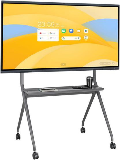 MAXHUB S6520 Interactive Display & EQ TM 50-86 Stand, 65" 4K UHD TFT LCD Display, DLED Backlight, Height-Adjustable Mount, 120kg Load Capacity, 50 Touch Points, IR Touch Type | S6520-TM 50-86