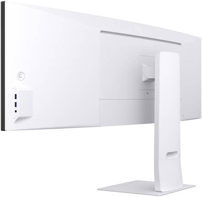 LG 49U950A-W UltraWide Curved Monitor, 49" Nano IPS Display, Dual QHD Resolution, 144Hz Refresh Rate, 1ms (MBR) Refresh Rate, Black Stabilizer, HDR 400, Game Mode, Crosshair, White | 49U950A-W.AMA