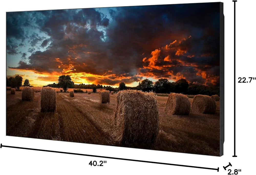 Samsung 46” VM46B-U Ultra Narrow 3.5mm Bezel LCD Video Wall for Business, Non-Glare Panels, 24/7 Operation, 1080p Resolution, Picture Enhancer, 500 nit, IP5x Certified, LH46VMBUBGBXGO