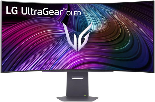 LG UltraGear OLED GX9 Curved Gaming Monitor, 45" WQHD OLED Display, 240Hz Refresh Rate, 0.03ms (GtG) Response Time, AMD FreeSync Premium, VESA Certified AdaptiveSync, Black | 45GX90SA-B.AMA