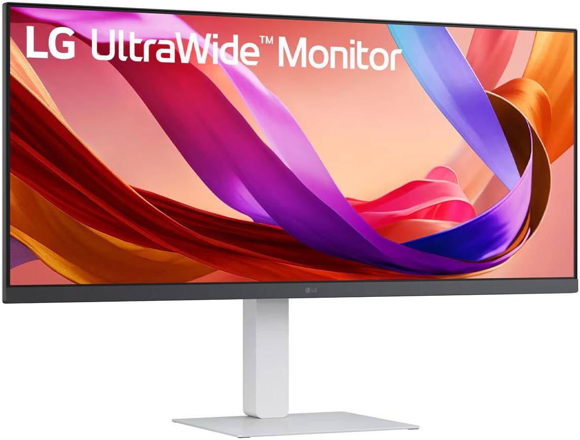 LG UltraWide Monitor, 34" IPS Display, WFHD Resolution, 100Hz Refresh Rate, 5ms (GtG @ Faster) Response Time, Anti-Glare Surface Treatment, 16.7m Color Display, White | 34U530A-W
