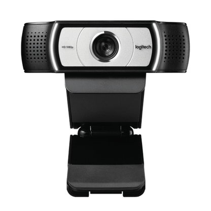 Logitech C930e Business Webcam, 1080p HD, 90° Wide-Angle View, 4x Zoom, & RightLight 2, Black | 960-000972