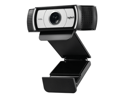 Logitech C930e Business Webcam, 1080p HD, 90° Wide-Angle View, 4x Zoom, & RightLight 2, Black | 960-000972
