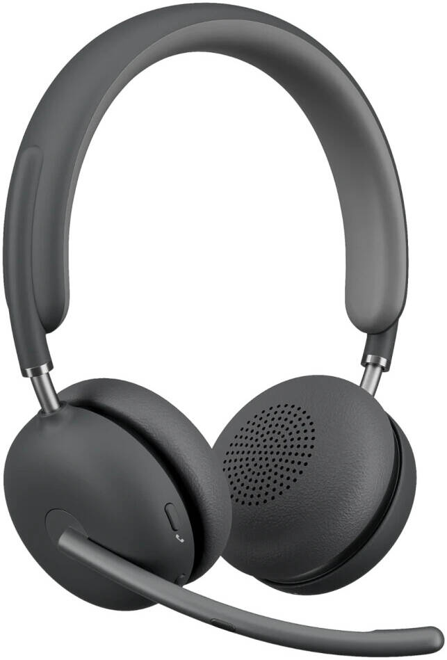 Logitech Zone Wireless 2 Headset, UC Version, Graphite, Premium Personalized Audio, AI Noise Suppression, Hybrid ANC | 981-001311