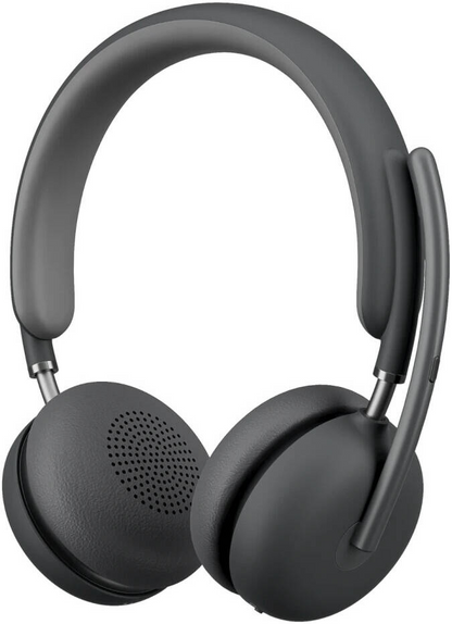 Logitech Zone Wireless 2 Headset, UC Version, Graphite, Premium Personalized Audio, AI Noise Suppression, Hybrid ANC | 981-001311
