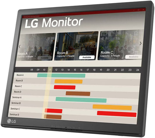 LG Touch Monitor, 17" TN Display, 1280 x 1024 Resolution, 75Hz Refresh Rate, 5ms Response Time, Anti-Glare Treatment, 16.7m Color Support, Built-In Power Type, Black | 17BR30T