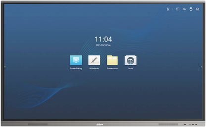 Dahua HiBoard-IE65 Interactive Display, 65" 3840 2160 Touch Display, 15ms Response Time, 1mm Touch Accuracy, Built in Speaker, Free VESA Mount, Stylus Pen Included, Black | HiBoard-IE65