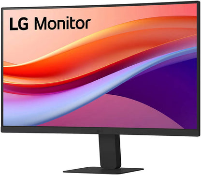 LG 24U421A Curved Monitor, 24" VA Display, FHD Resolution, 100Hz Refresh Rate, 5ms (GtG at Faster) Response Time, 1500R Curvature, Flicker Safe, Black Stabilizer, Dynamic Action Sync, Black | 24U421A