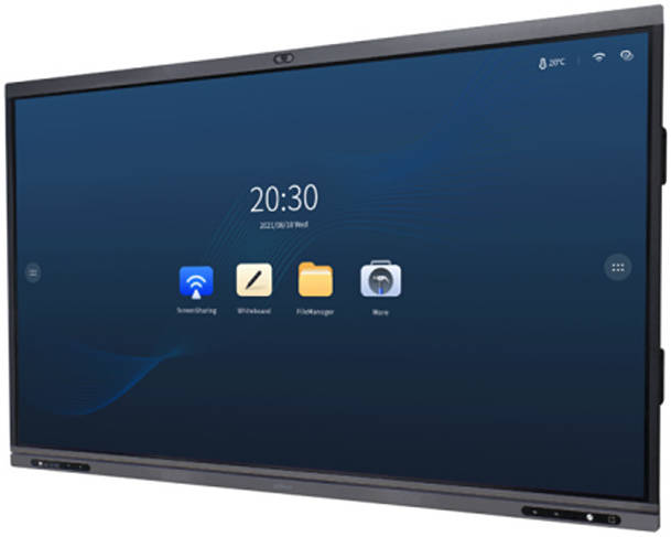 Dahua HiBoard-IE65 Interactive Display, 65" 3840 2160 Touch Display, 15ms Response Time, 1mm Touch Accuracy, Built in Speaker, Free VESA Mount, Stylus Pen Included, Black | HiBoard-IE65