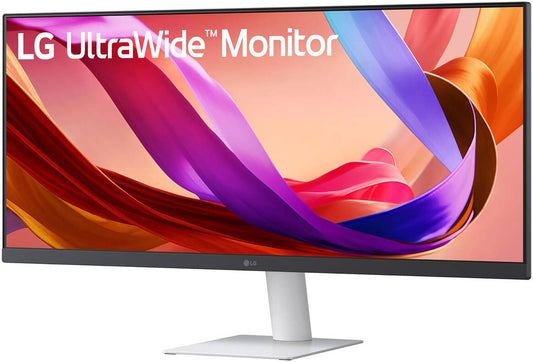 LG UltraWide Monitor, 29" IPS Display, WFHD Resolution, 100Hz Refresh Rate, 5ms (GtG) Response Time, Dynamic Action Sync, Motion Blur Reduction Tech, Super Resolution+, White | 29U531A-W.AMA