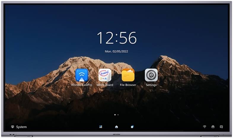 Hikvision 75" 4K Interactive Touch Display, Ultra HD Dsplay, 6ms Response, 20px Ultra Fine Writing, Built-in Interactive Whiteboard System, 2x 16W Speaker, Free VESA Mount | DS-D5B75RB/C