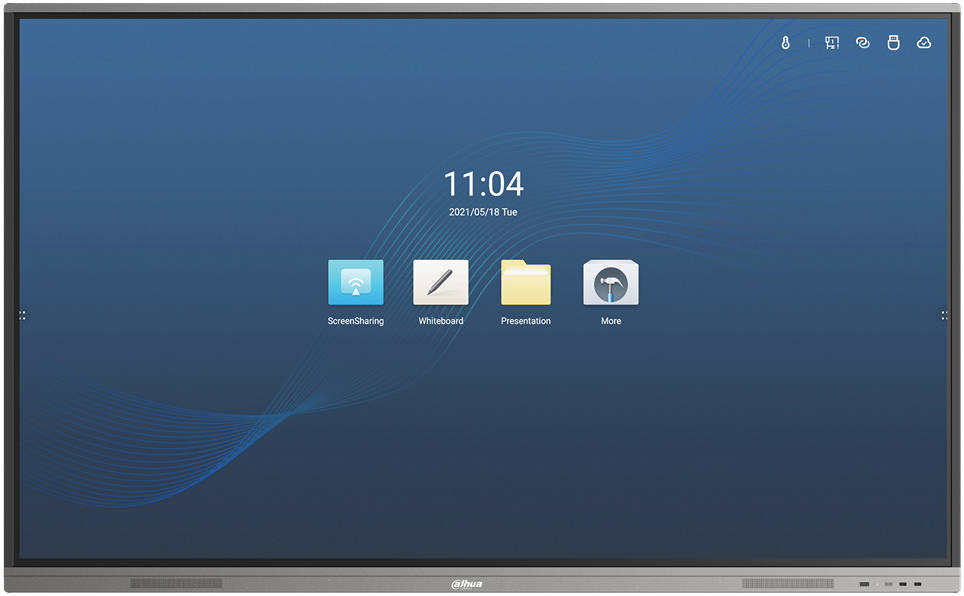 Dahua HiBoard-IE86 Interactive Display, 86" 3840 2160 Touch Display, 15ms Response Time, 1mm Touch Accuracy, Built in Speaker, Free VESA Mount, Stylus Pen Included, Black | HiBoard-IE86