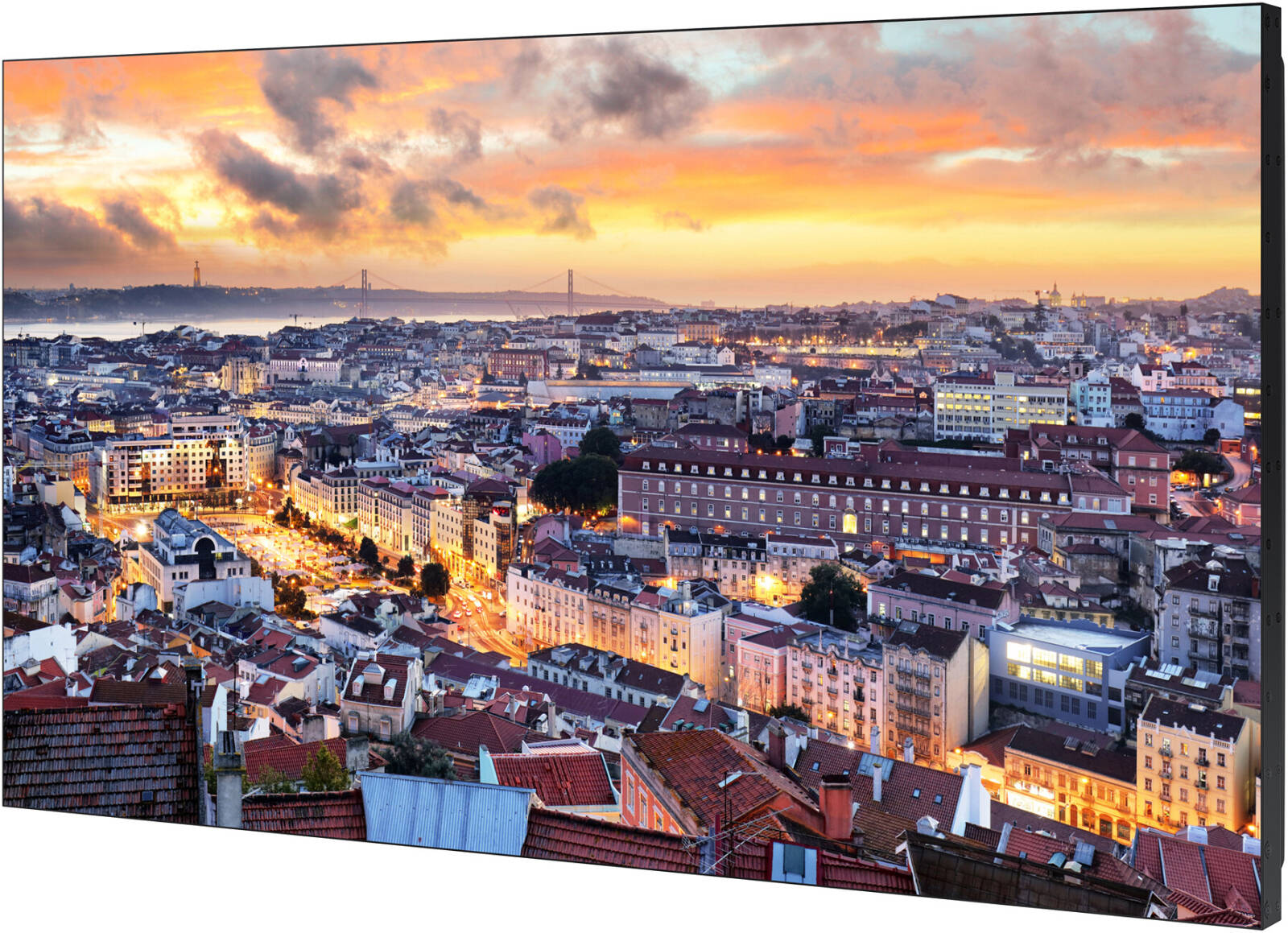 SAMSUNG VHC-E Series Digital Signage, 55" IPS Display, FHD Resolution, 8ms (GtG) Response Time, 2.3mm (U/L), 1.2mm (R/B) Bezel, ACM Support, Auto Source Switching, Black | LH55VHCEBGBXZA