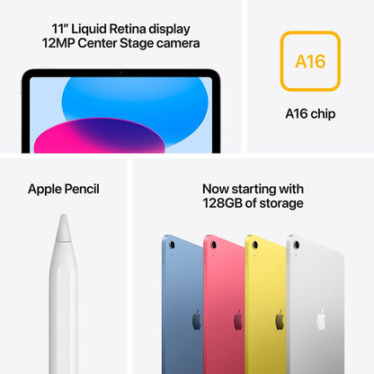 Apple iPad 11 Gen (2025) 11-inch A16 Chip Wi-Fi, Blue, 128 GB