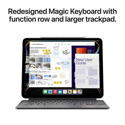 13-inch iPad Pro M4 Chip WiFi 256GB with Standard Glass - Space Black (MVX23AB/A)