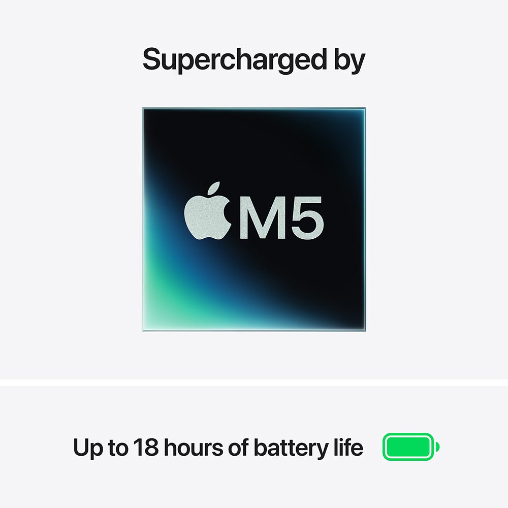 Apple MacBook Air (2026) 15-inch M5 chip with 10-core CPU and 10-core GPU, 16GB RAM, 512GB SSD Arabic – Midnight (MDVH4AB/A)