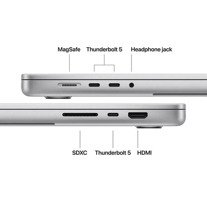 Apple MacBook Pro (2026) 16-inch M5 Pro chip with 18-core CPU and 20-core GPU, 24GB RAM, 1TB SSD English – Silver (MGE44ZS/A)